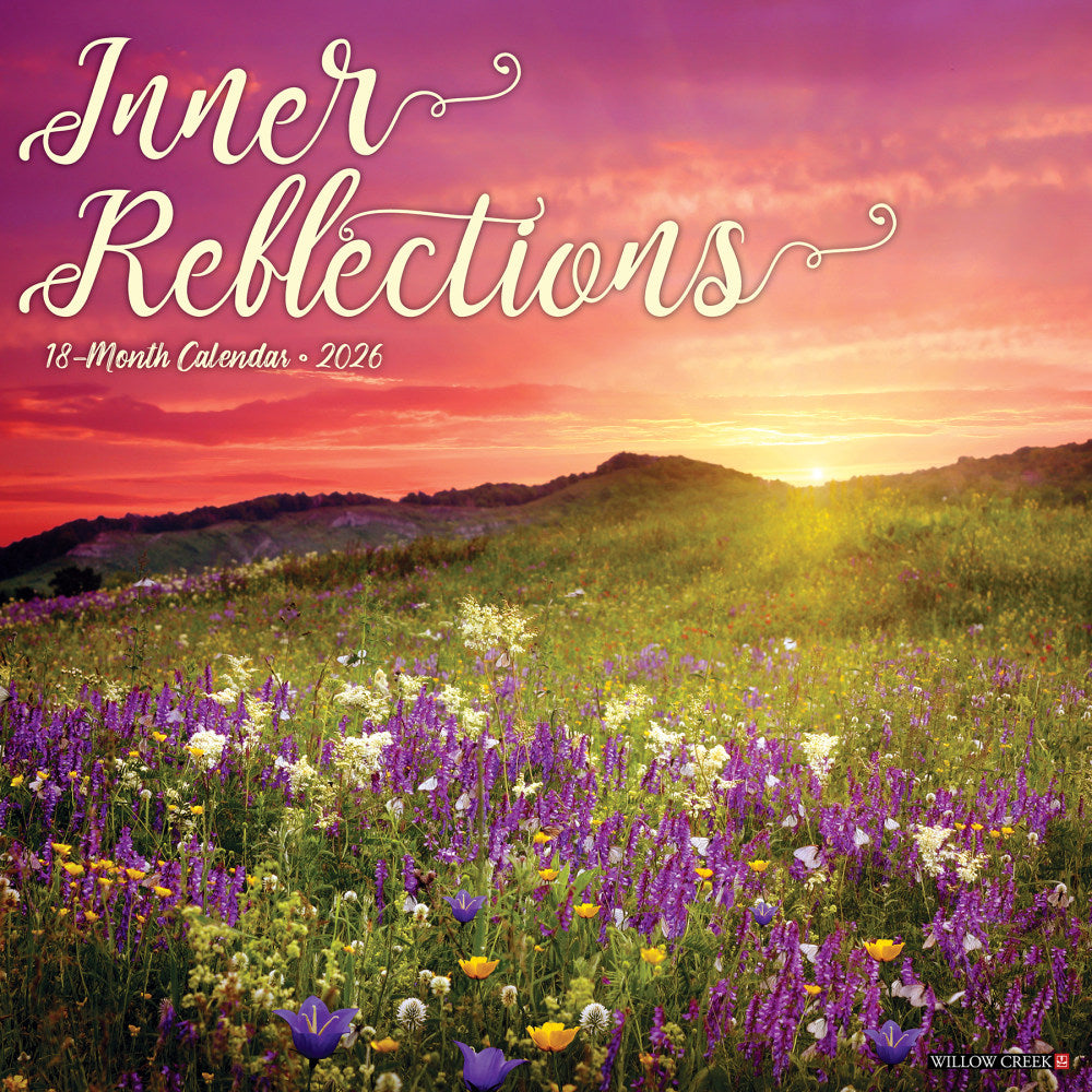 2026 Willow Creek Press Inspirational Monthly Wall Calendar, 12in x 12in, Inner Reflections, January To December, 55861
