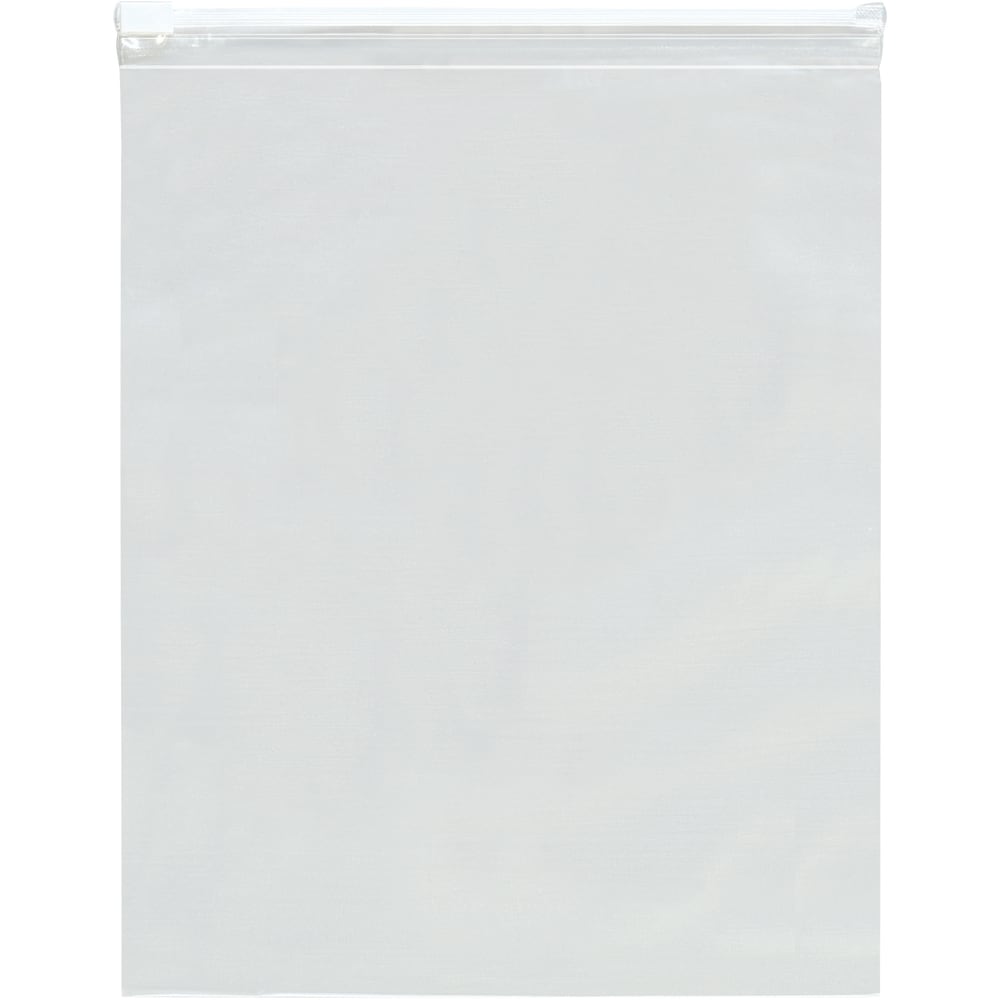 Partners Brand 3 Mil Slide Seal Reclosable Poly Bags, 12in x 12in, Clear, Case Of 100