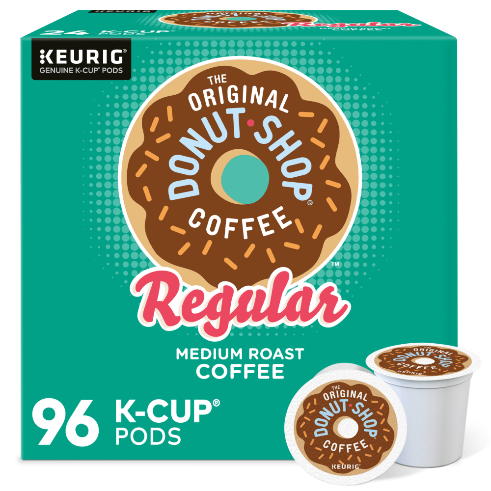 The Original Donut Shop Single-Serve Coffee K-Cup, Classic, 96 Count, 4 Boxes of 24