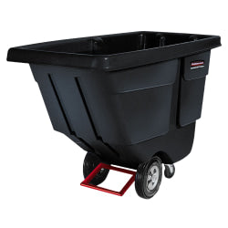 Rubbermaid Commercial 850lb Capacity Utility Tilt Truck, 850 lb Capacity, 33.50inW x 72.20inD x 43.80inH, Black