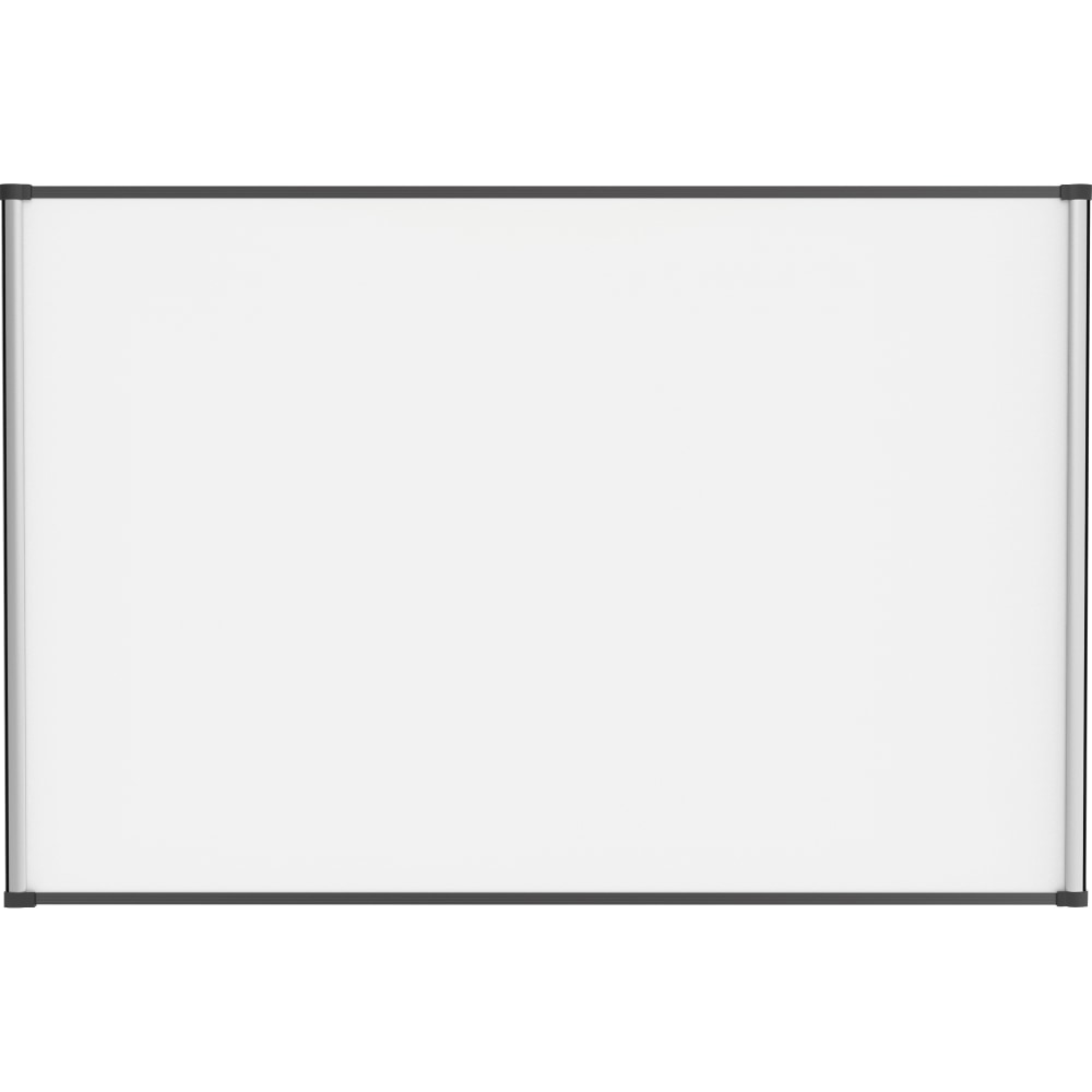 Lorell Magnetic Dry-Erase Whiteboard, 48in x 72in, Steel Frame With Silver Finish