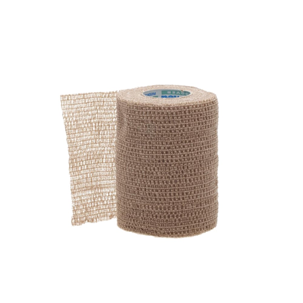Medline CoFlex Sterile Latex Bandages, 3in x 5 Yd., Tan, Pack Of 20