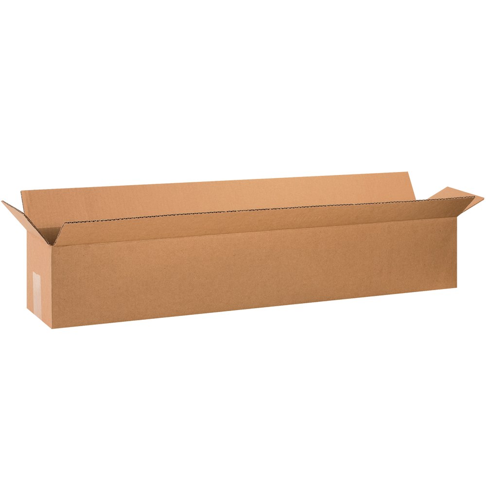 Partners Brand Long Corrugated Boxes, 40in x 6in x 6in, Kraft, Pack Of 25 Boxes