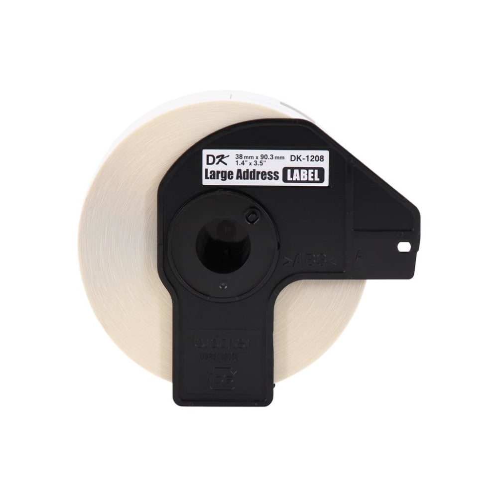 Brother DK1208 Label Tape, 3-1/2 X 1-1/2, 400, White