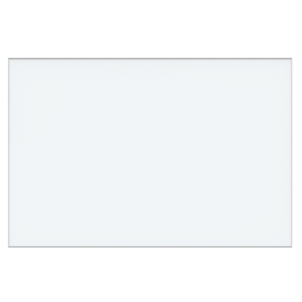 Fellowes Vita Magnetic Rectangle Frameless Wall-Mount Markerboard, Glass, 48in x 36in, White