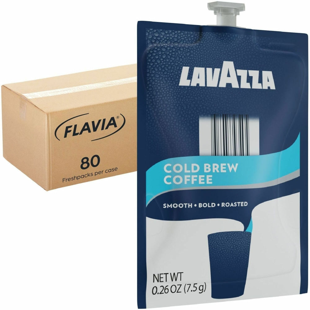 Lavazza Freshpack Cold Brew Coffee, Flavia Creation 600 with Chill Module, 80 Count - 48059