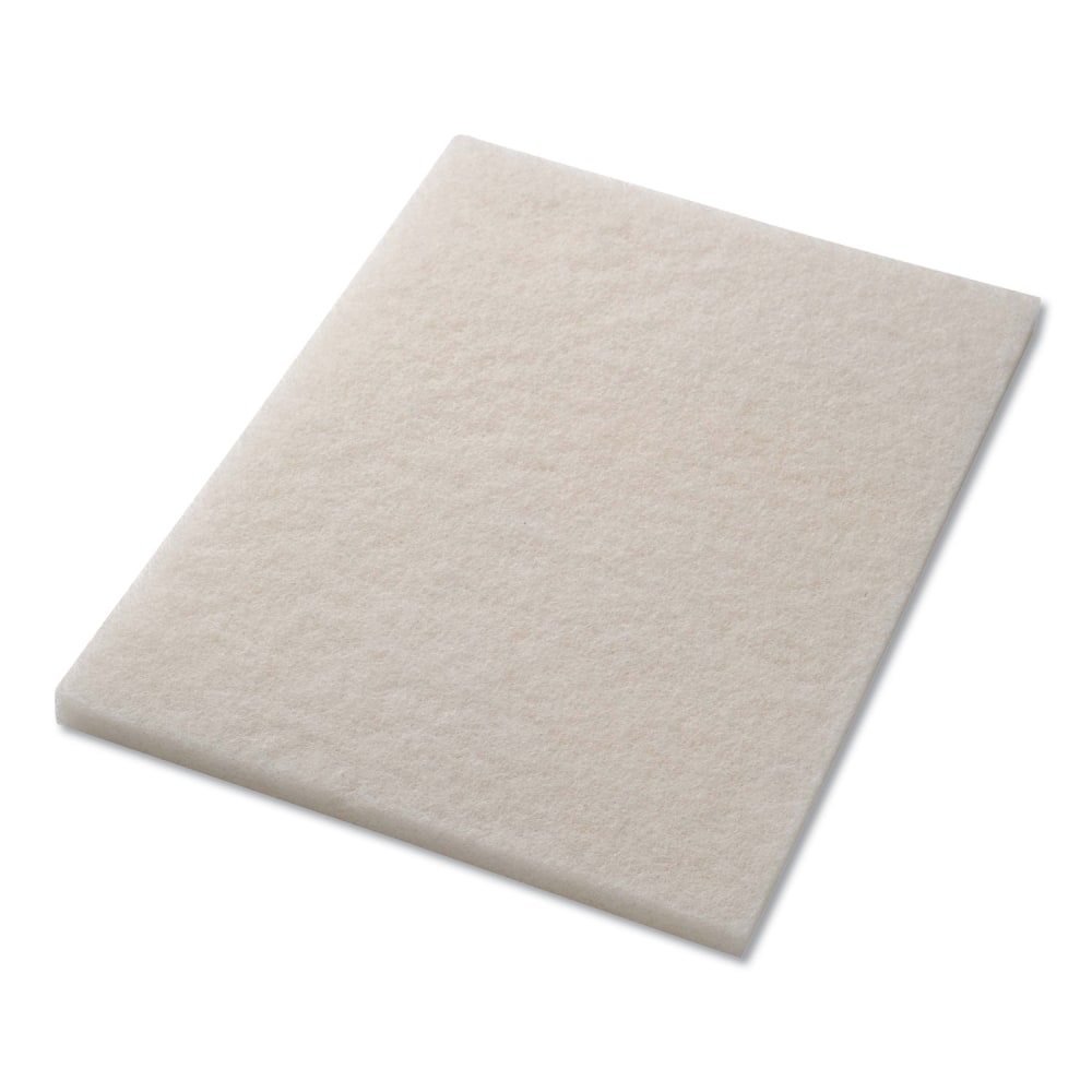 Americo Polishing Pads, 14 x 28, White, 5/Carton