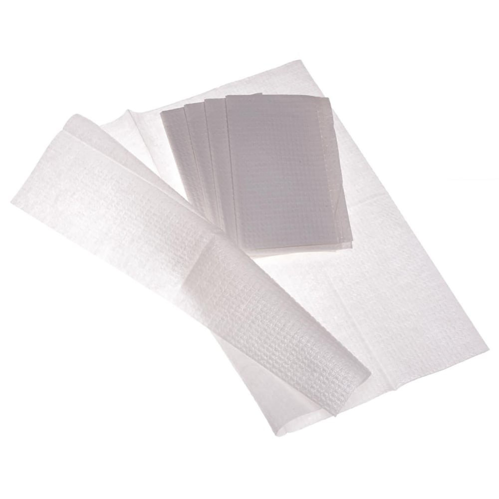 Medline 2-Ply Tissue/Poly Professional Towels, 13in x 18in, Blue, Roll Of 500 Sheets
