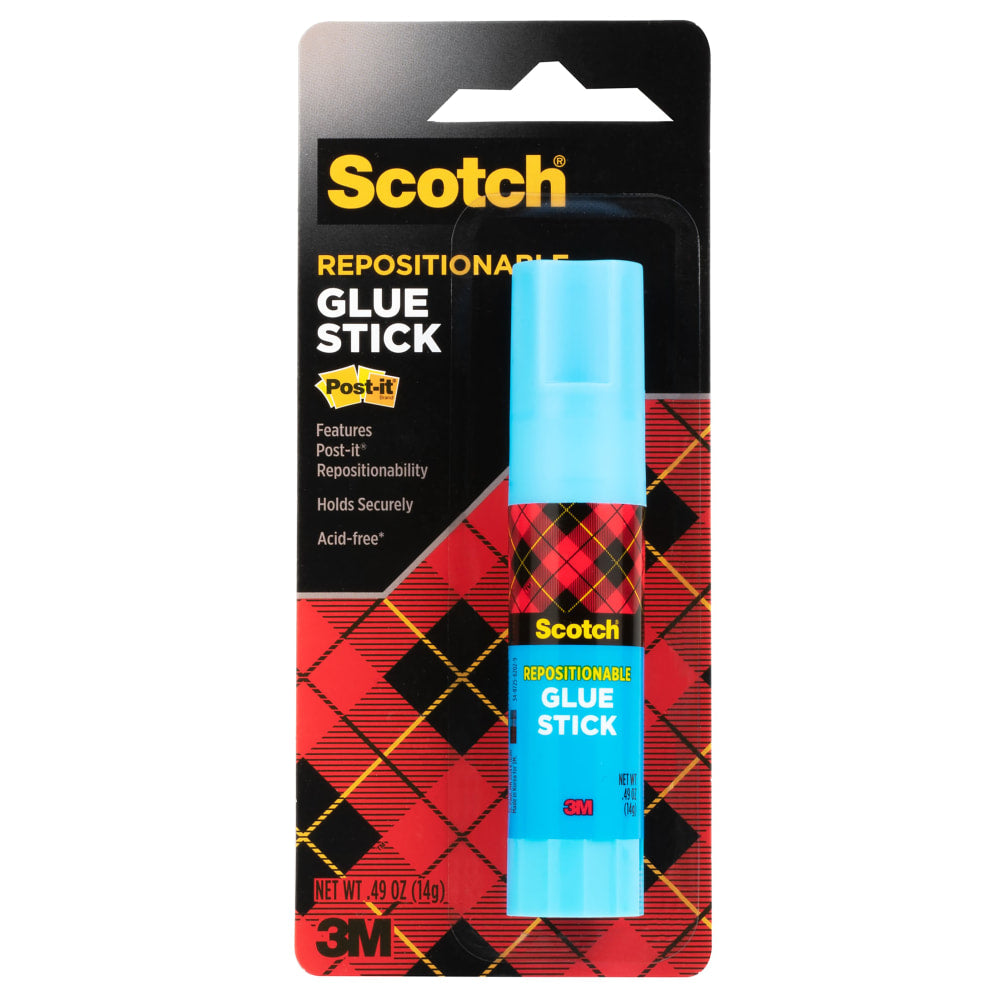 Scotch Restickable Glue Stick, 0.49 Oz