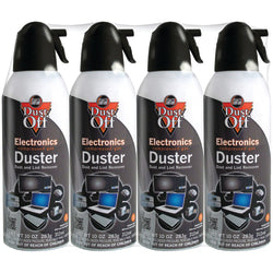 DPSXL4A - Dust-Off Electronics Dusters, 10 Oz, Pack Of 4 Dusters