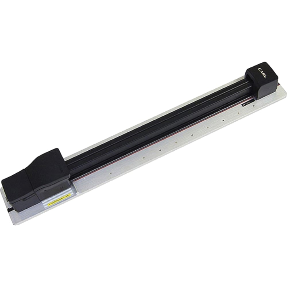 CARL X-trimmer Paper Trimmer, 80 Sheet Cutting Capacity, 26in Cutting Length, 3inH x 5inW x 39.3inL, Black, Silver