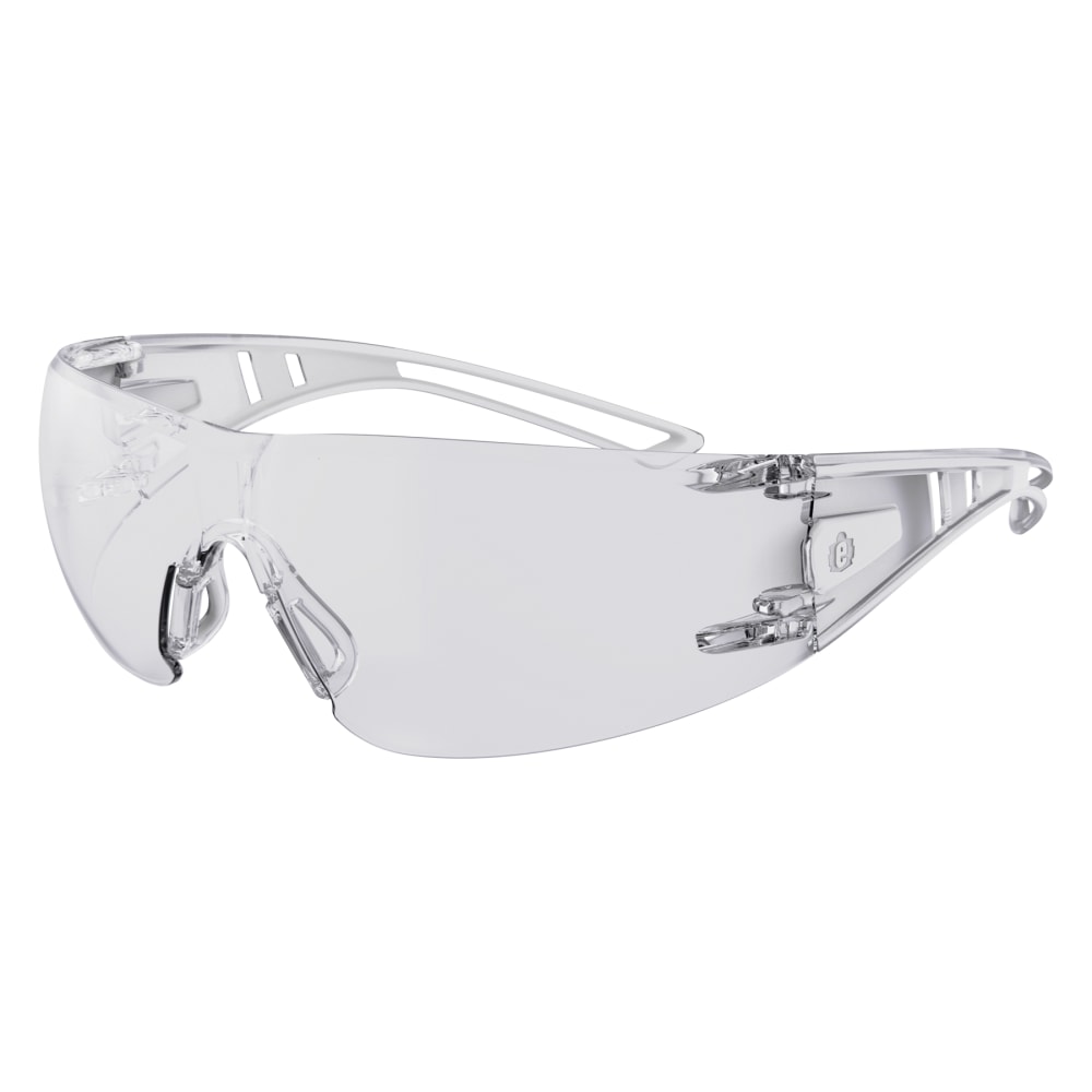 Ergodyne Skullerz VORDR Safety Glasses, 1 Size, Clear Lens, Pack Of 12 Glasses