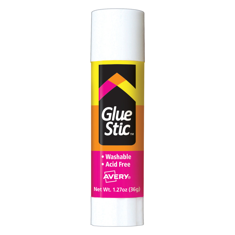 Avery  Permanent Glue Stic, Washable, Nontoxic, 1.27 oz., 1 Glue Stick