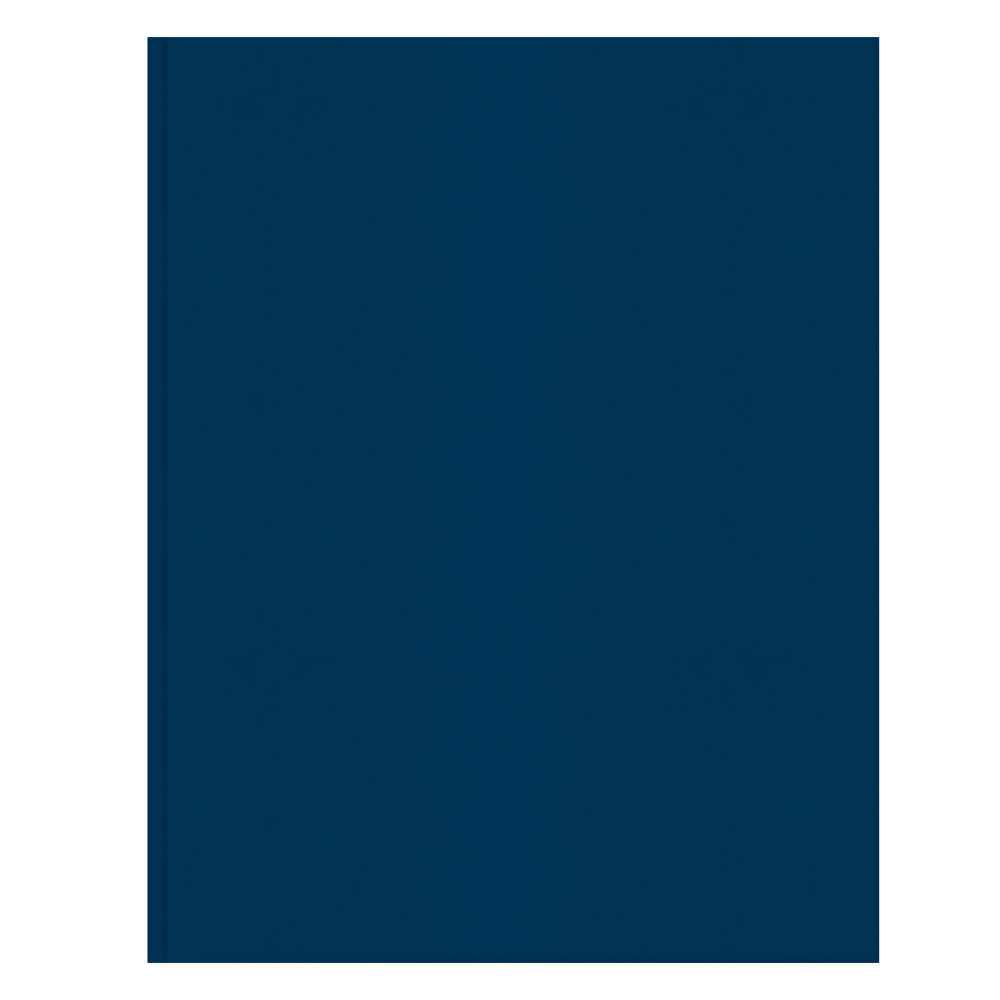 Office Depot Brand 2-Pocket Textured Paper Folders With Prongs, Dark Blue, Pack Of 25