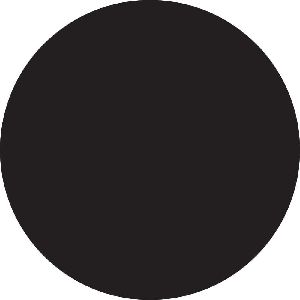 Tape Logic Removable Round Color Inventory Labels, DL613F, 2in, Black, Pack Of 500