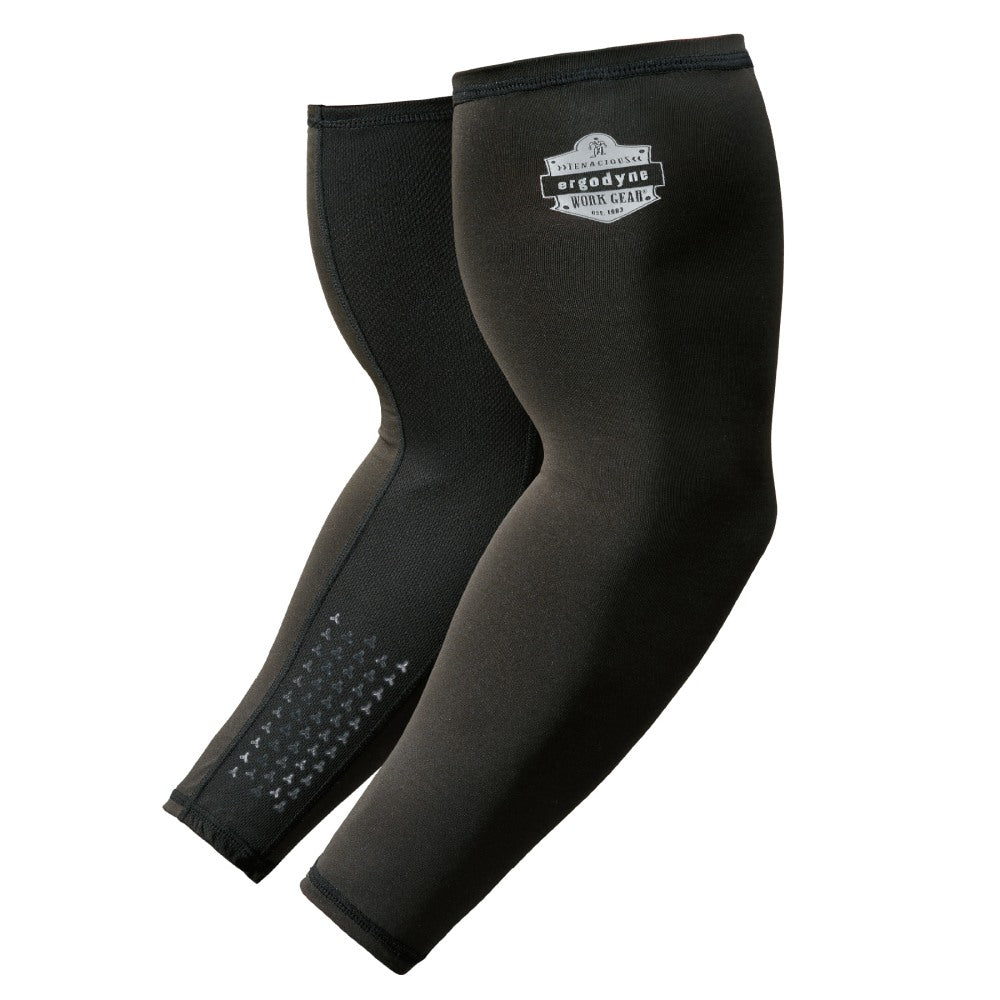 Ergodyne Chill-Its 6691 Cooling Arm Sleeves, 2XL, Black, Pair Of 2 Sleeves
