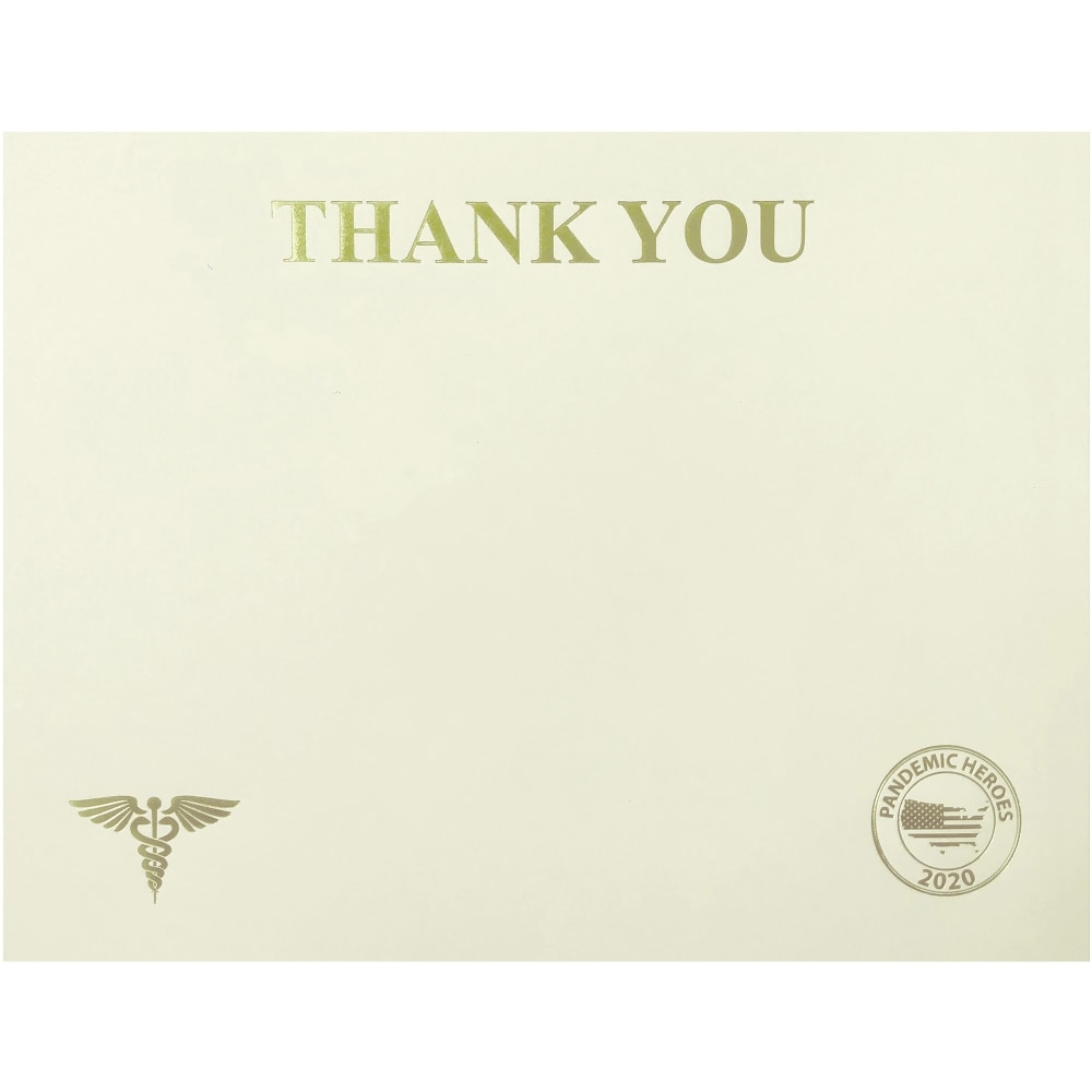St. James Premium-Weight Certificates - 65 lb Basis Weight - "Thank You" - 8.5inx 11in - Inkjet, Laser Compatible - FST83720