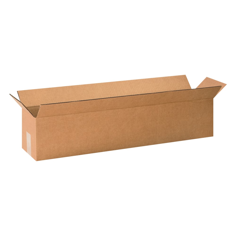Partners Brand Long Corrugated Boxes, 30in x 6in x 6in, Kraft, Pack Of 25
