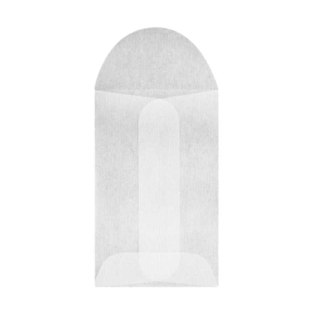 LUX Open-End Envelopes, 1 3/4in x 2 3/4in, Flap Closure, Glassine, Pack Of 1,000