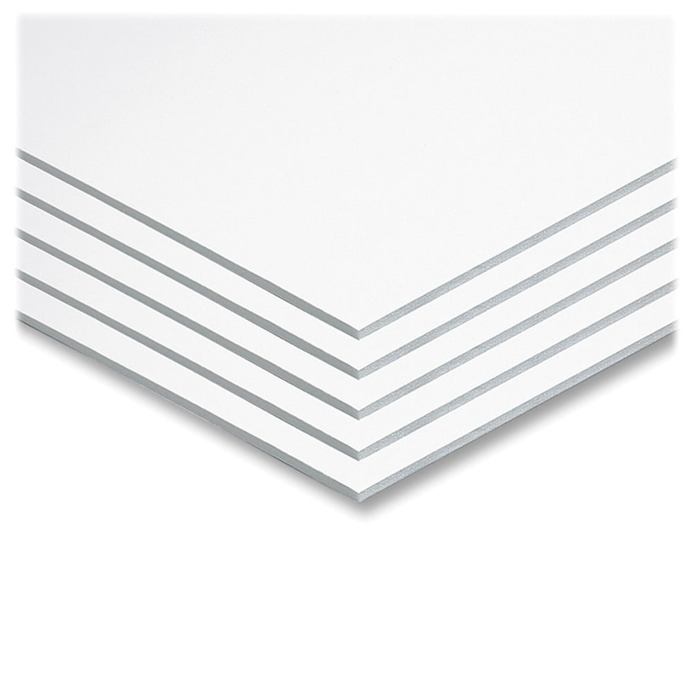Pacon Original Foam Core Graphic Art Board, 22in x 28in, White, Carton Of 5