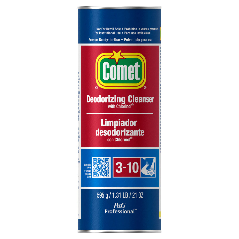 Comet Deodorizing Cleanser - For Multipurpose - 21 oz (1.31 lb) - Recommended For: Stain Remover - Deodorize - Clear - 24 / Carton