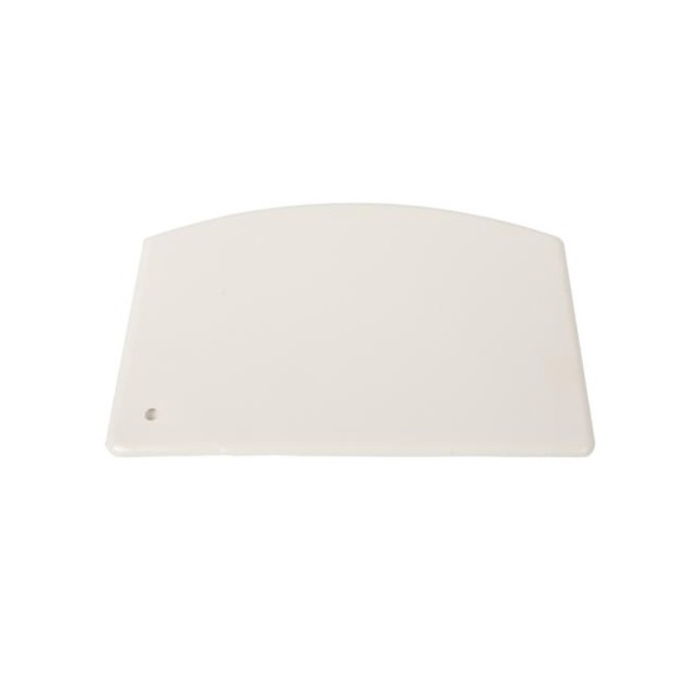 Crestware Plastic Bowl Scraper, 5-3/4in, White