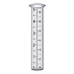La Crosse Technology Replacement Glass Rain Gauge Tube For 2-1/4in Gauges, Clear, LCR7041522