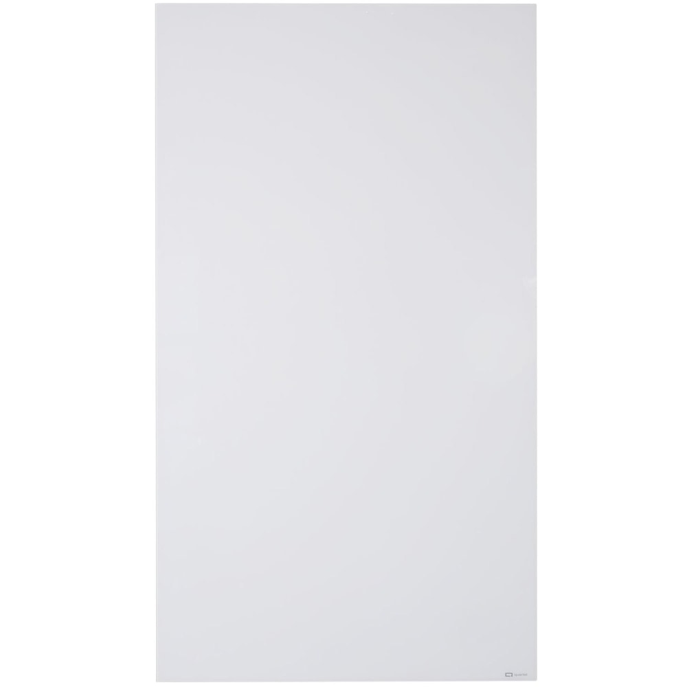 Quartet InvisaMount Vertical Glass Dry-Erase Board - 42x72 - 72in (6 ft)x 42in (3.5 ft) - White Glass Surface - Rectangle - Vertical - Magnetic - 1 Each