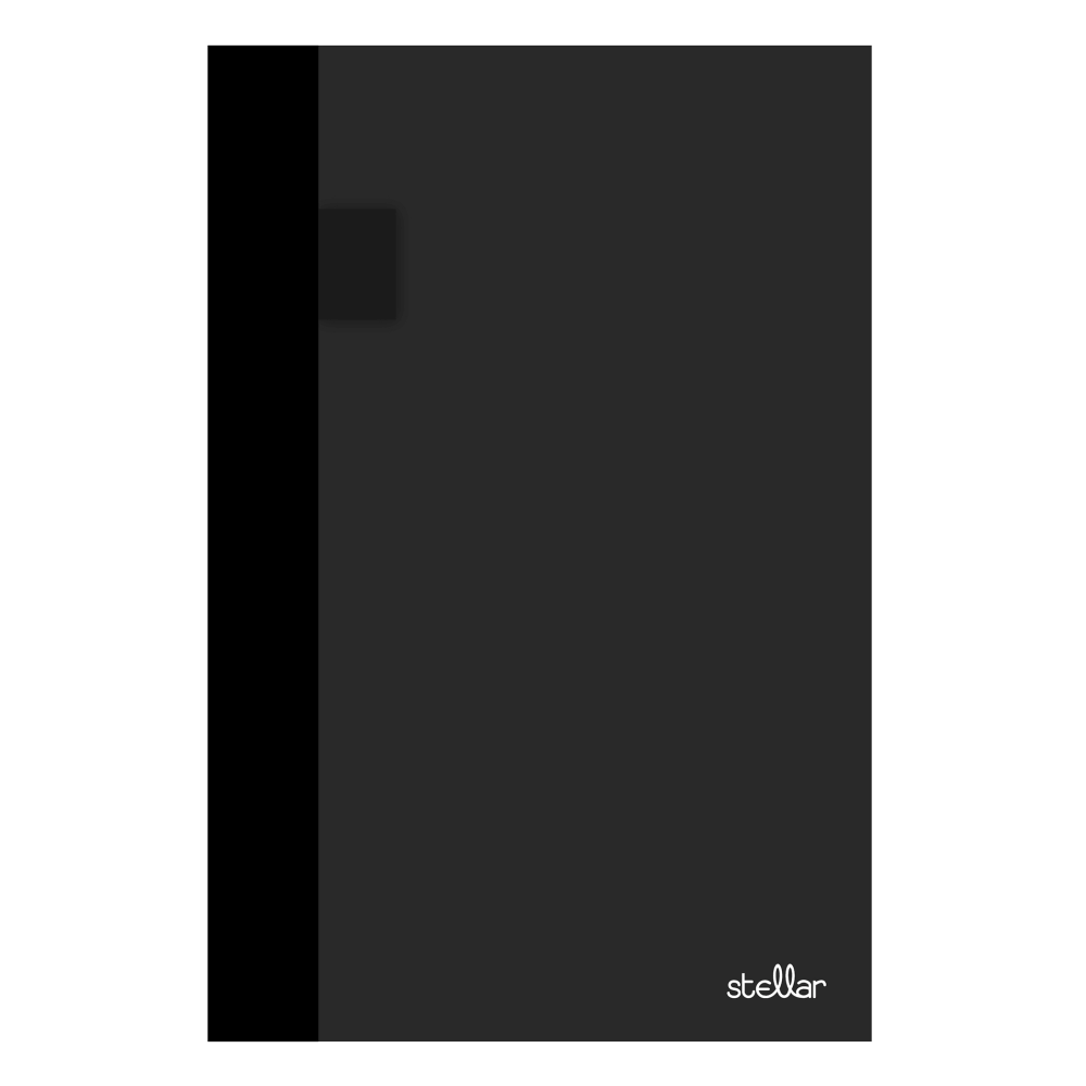 2026-2027 Office Depot Brand Stellar Academic Weekly/Monthly Planner, 5-1/2in x 8-1/2in, Black, July To June