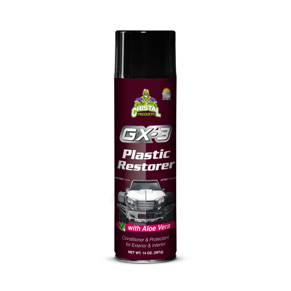 Cristal Products GX-3 Plastic Restorer, 14 Oz