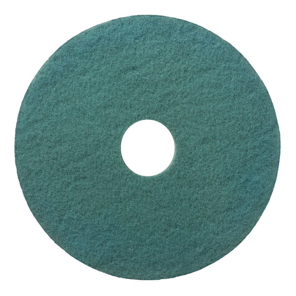 Niagara 3100N Burnishing Pads, 21in, Aqua, Pack Of 5 Pads
