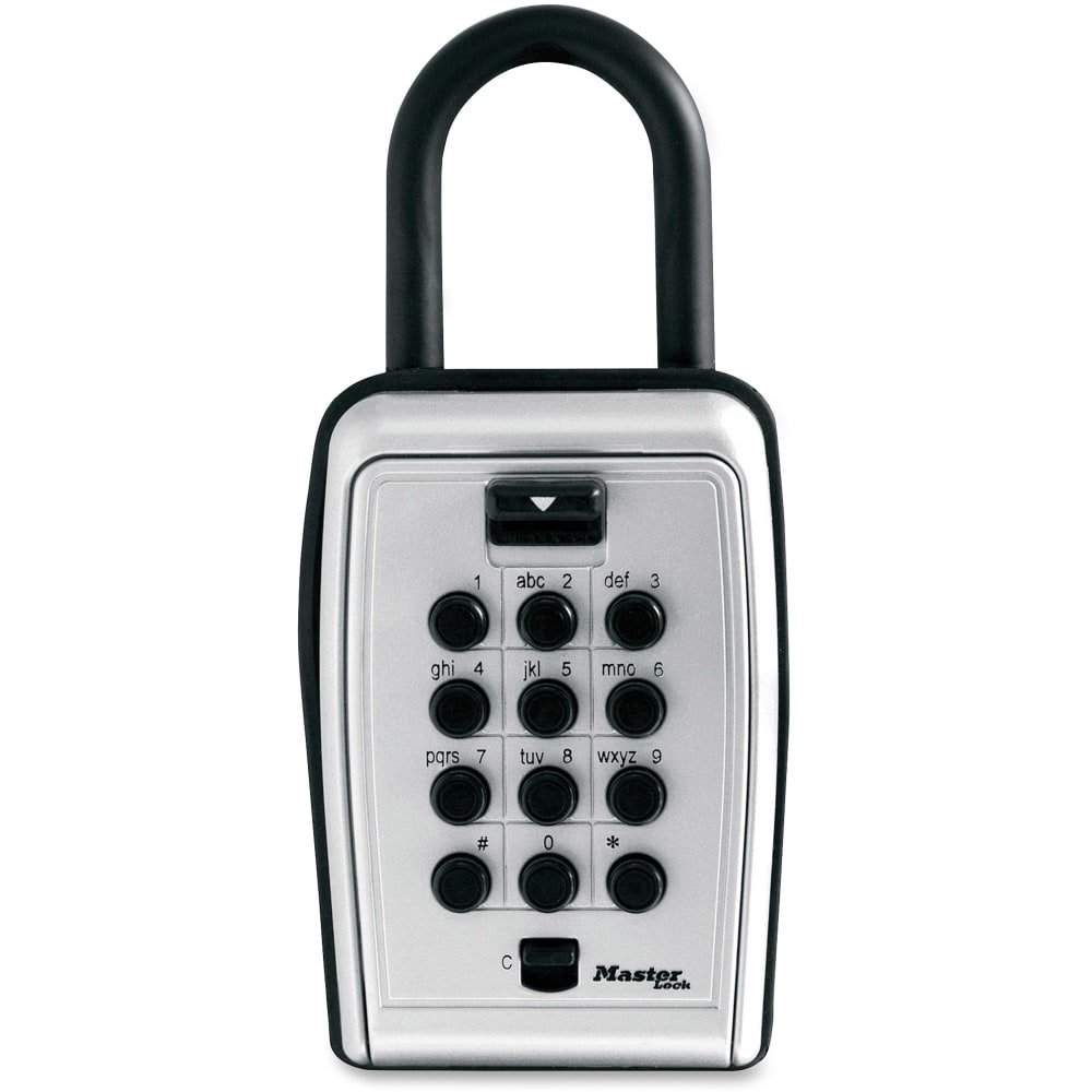 Master Lock Portable Key Safe - Push Button Lock - Weather Resistant, Scratch Resistant -  - 5422D