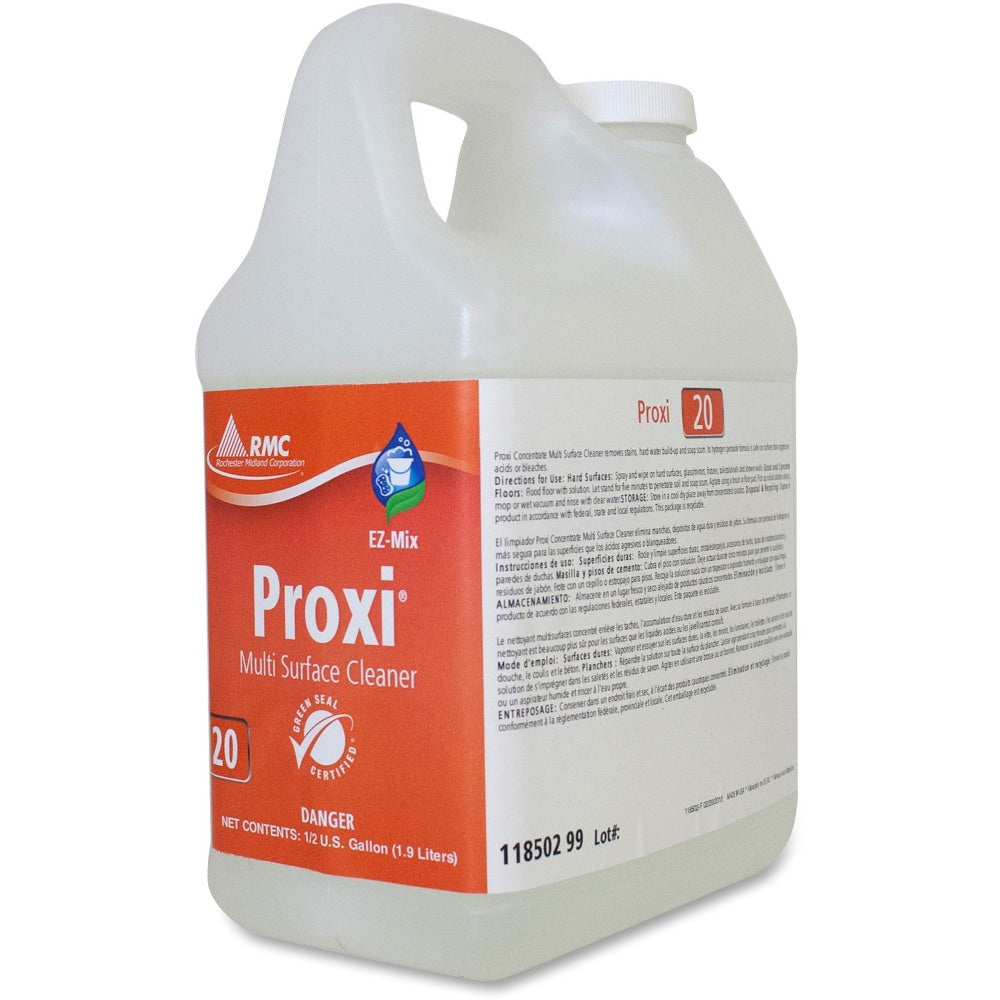 RMC Proxi Multi Surface Cleaner - For Multi Surface, Multipurpose - Concentrate - 64 fl oz - Residue-free - Clear - 4/Carton - 11850299