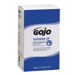 GOJO SHOWER UP Soap & Shampoo, 67.6oz (2,000 mL), Case Of 4