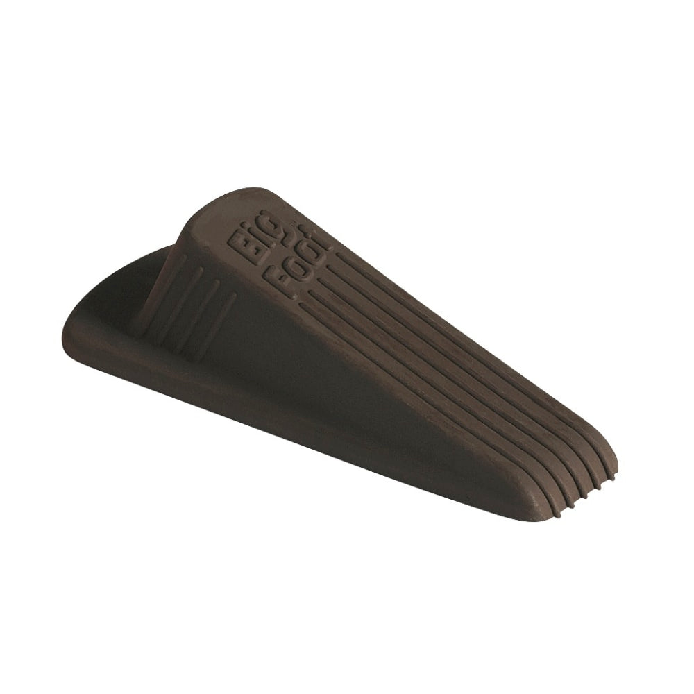 Master Caster Big Foot Doorstop, 1 1/4inH x 2inW x 4 3/4inD, Brown