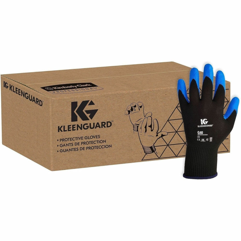 KleenGuard G40 Foam Nitrile Coated Gloves - Oil, Grease, Abrasion Protection - Nitrile Coating - 9 Size Number - Large Size -  - 40227CT