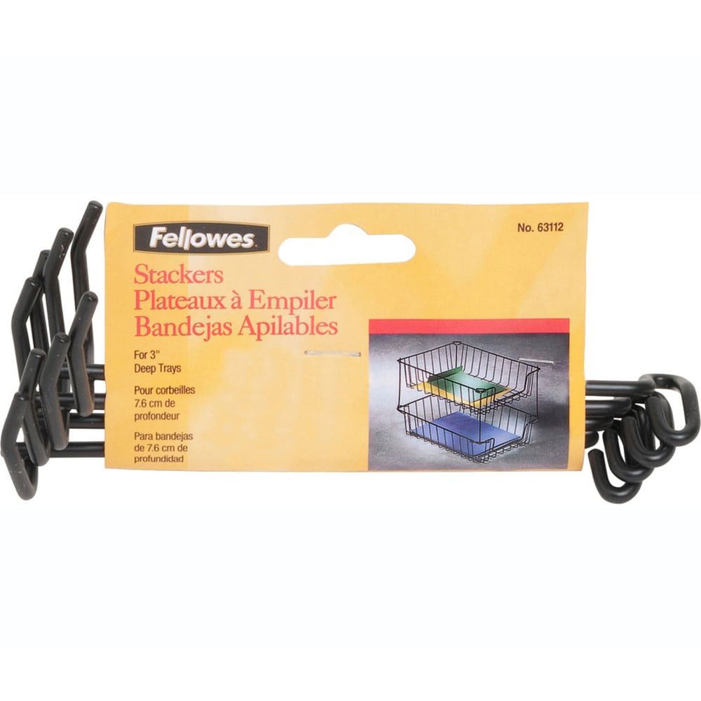 Fellowes Wire Stacker Set for 3in Trays - 4 / Set
