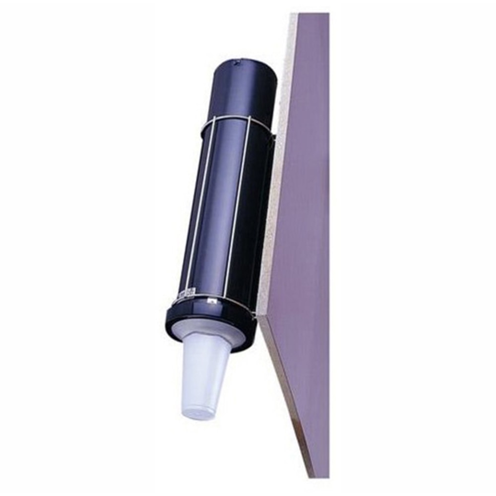 San Jamar EZ-Fit Cup Surface Mount Dispenser For 8 - 46 Oz Cups, Black