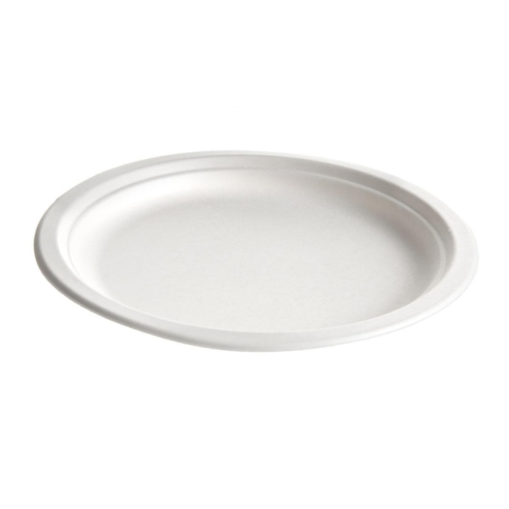 Medline Eco-Conscious Paper Plates, 9in, White, Case Of 125