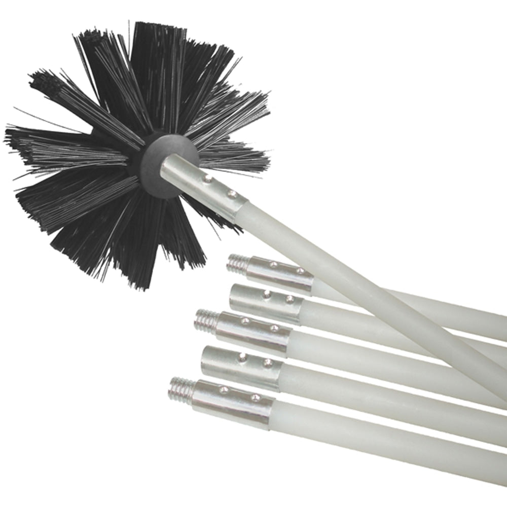 Deflecto 12-Foot Dryer-Duct Cleaning Kit, Black, 1
