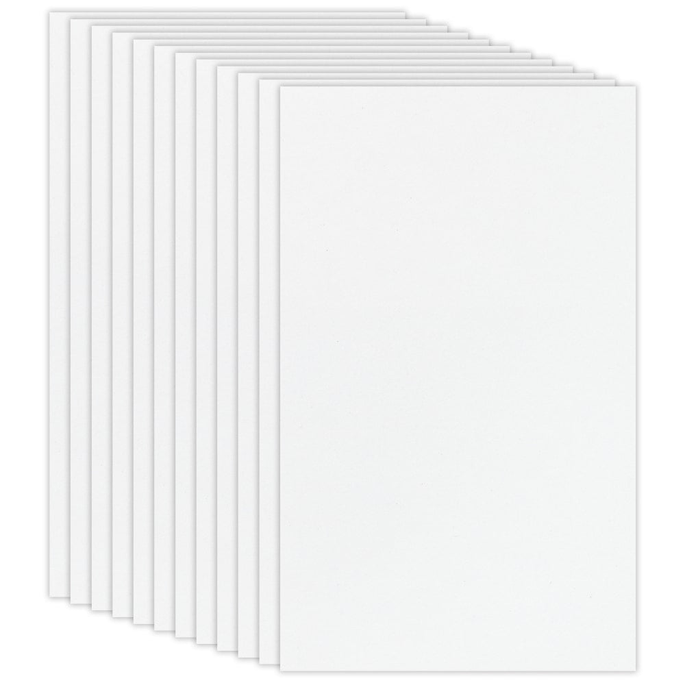 Office Depot Brand Scratch Pads, 3in x 5in, Unruled, Glued Tops, 100 Sheets, Pack Of 12