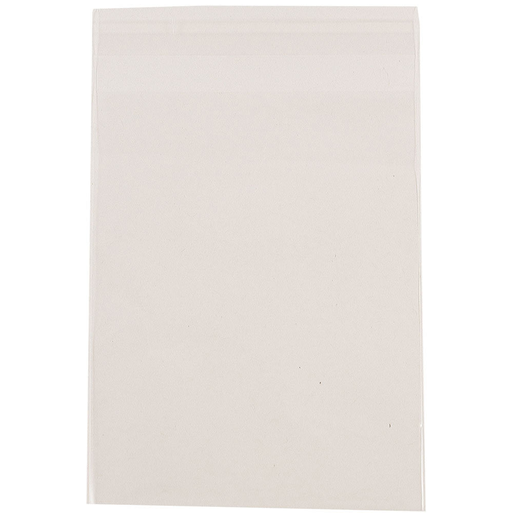 JAM Paper Self-Adhesive Cello Sleeve Envelopes, 8 15/16in x 11 1/4in, Clear, Pack Of 100