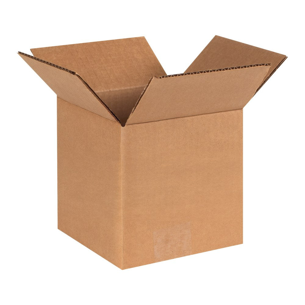 Partners Brand Heavy-Duty Single Wall Boxes, 6in x 6in x 6in, Kraft, Pack Of 25