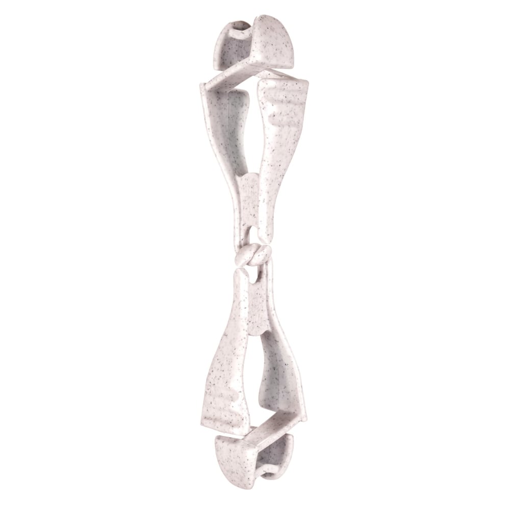 Ergodyne Squids 3400 Grabbers With Dual Clips, 6-1/2in, Granite, Pack Of 6 Grabbers
