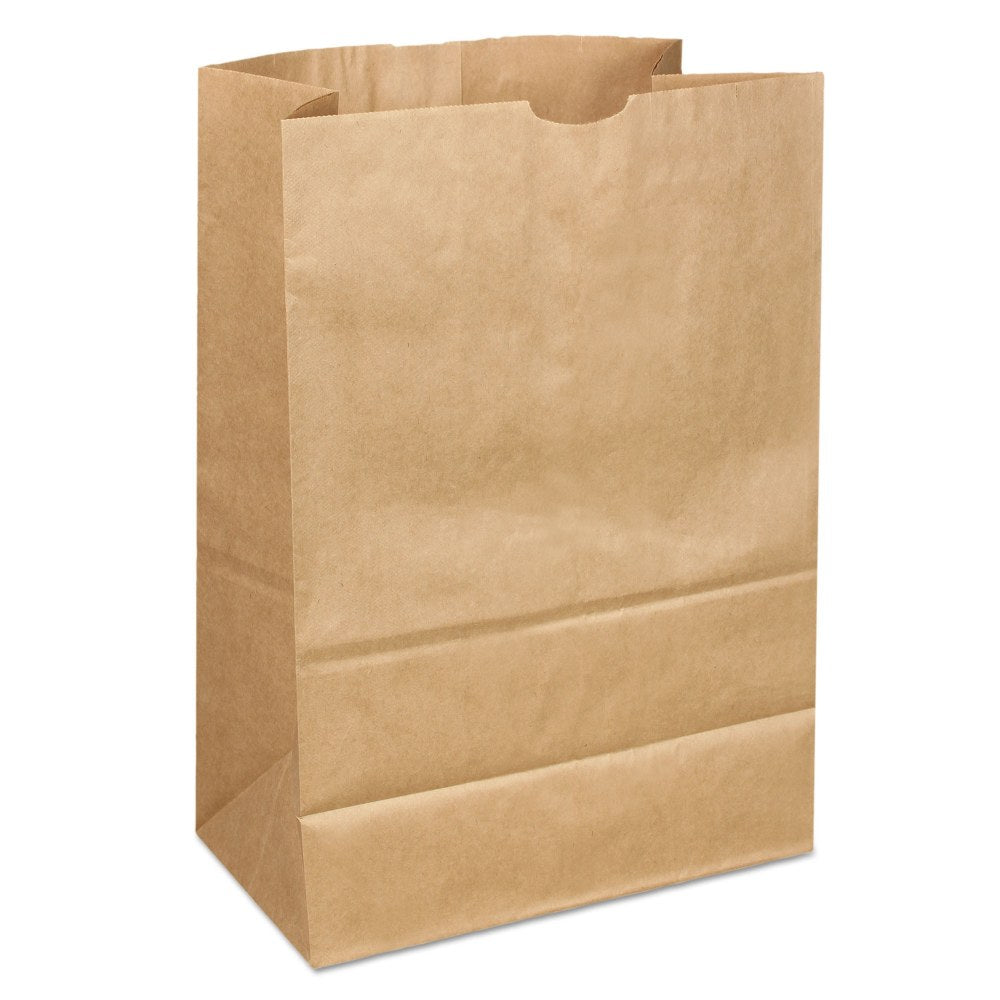 General Grocery Paper Bags, 17inH x 12inW x 7inD, Kraft Brown, Pack Of 400 Bags