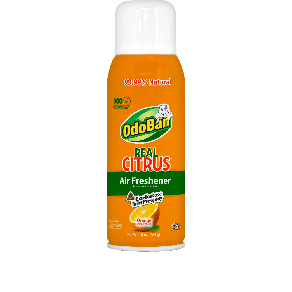 OdoBan Real Citrus Air Freshener, Orange Scent, 10 Oz