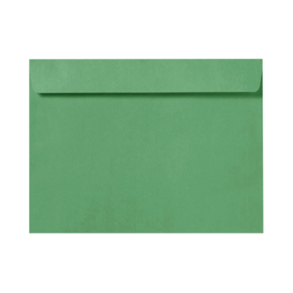 LUX Booklet 6in x 9in Envelopes, Peel & Press Closure, Holiday Green, Pack Of 50