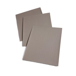3M Coated Non-Woven Sand Paper Sheets, 9in x 11in, Tan/Brown, Pack Of 250 Sheets
