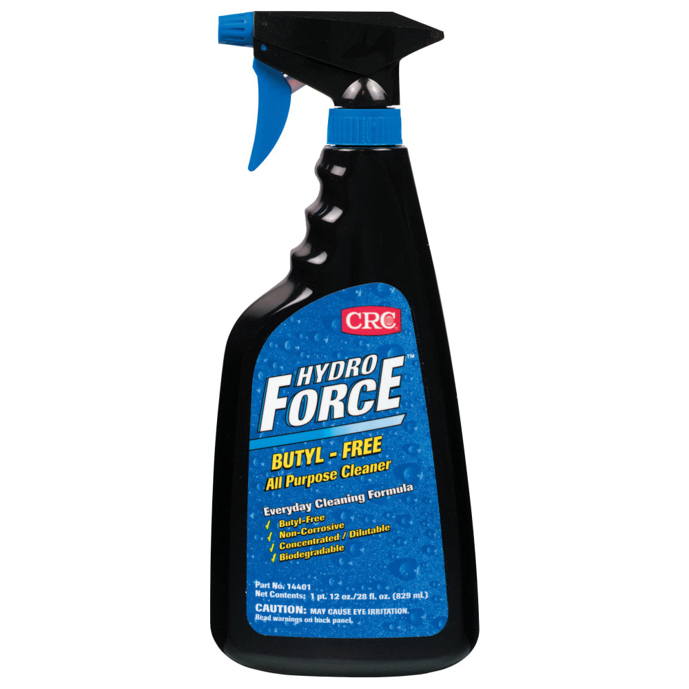 CRC HydroForce Butyl-Free All-Purpose Cleaner Spray, 32 Oz Bottle, Case of 12