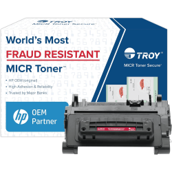 02-82020-001 - TROY M604/M605/M606 MICR Toner Secure Standard Yield Cartridge for Check Printing